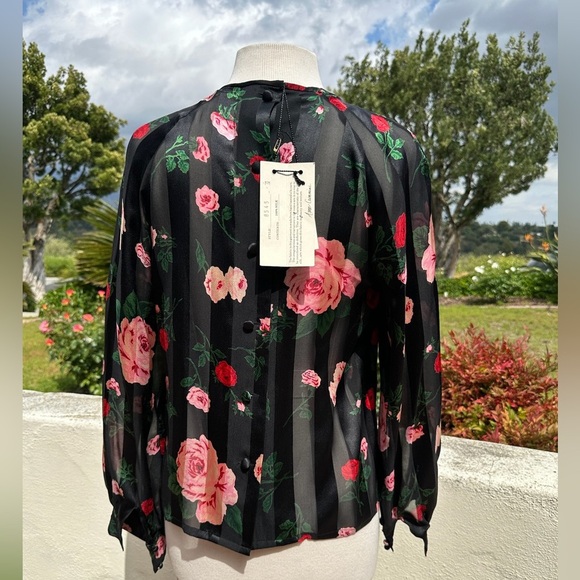 NWT Vintage Umi Collections by Ann Crimmins Blouse - size 6 - Picture 4 of 7